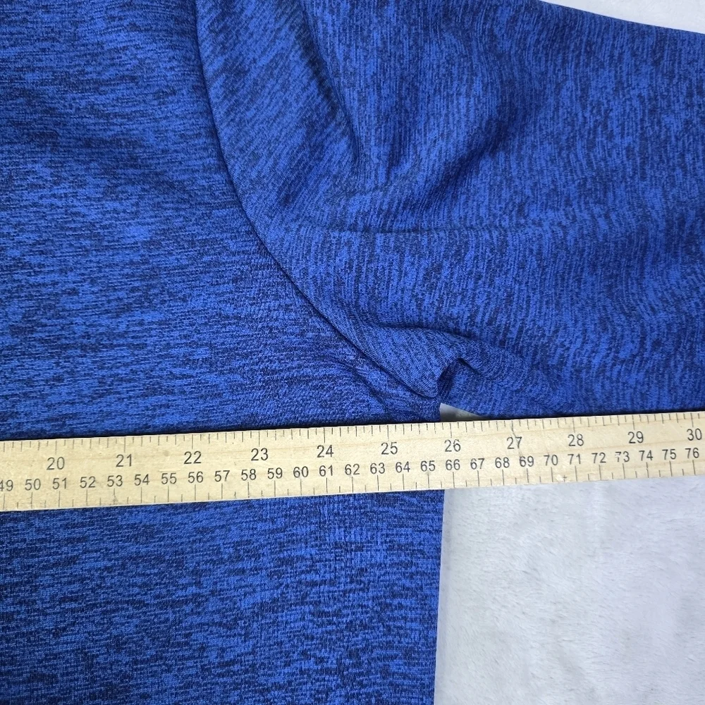 Under Armour Men's XL Blue Black  1/4 Zip Pullover fleece shirt